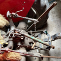 1531244-12 Massey Ferguson 30 Diesel 1964 med frontlastare och pallgafflar – Fungerar