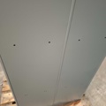 1557308-13 1 pc Wardrobe CLASSIC Sloping ceiling, 2 sections, 1900x800x550 mm, black