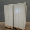 1557309-4 4 pcs Wardrobe CLASSIC Sloping ceiling, 2 sections, 1900x800x550 mm, grey