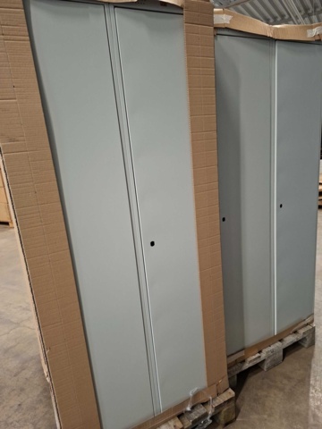1557309-9 4 pcs Wardrobe CLASSIC Sloping ceiling, 2 sections, 1900x800x550 mm, grey