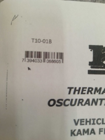 1537309-4 Thermomatta - Kama Fritid, 7-lagrig, Fiat Ducato 1994-2001