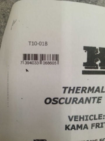 1537311-4 Thermomatta - Kama Fritid, 7-lagrig, Fiat Ducato 1994-2001