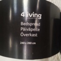 1537316-4 Överkast, 2 st och vindskydd - 4Living, 240 x 260 cm, 500 x 140 cm