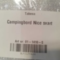 1537317-4 Campingbord, 4 st - Nice, justerbar höjd, bärhandtag