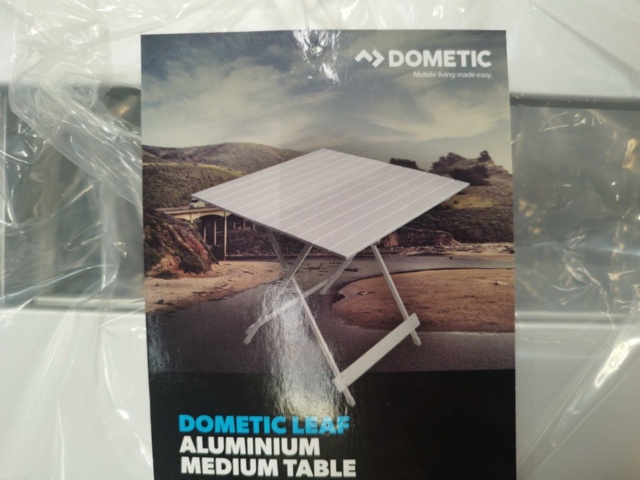 1537321-4 Campingbord, 2 st - Dometic Leaf Medium, aluminium, hopfällbara