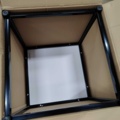 1557417-6 Coffee table MOOD 500x500 mm, oak, black frame