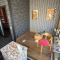 1516412-8 Sofa, coffee table, coffee maker, etc.