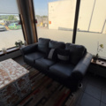 1516412-9 Sofa, coffee table, coffee maker, etc.