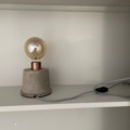 1557459-5 Books and lamp on bookshelf