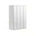 1557305-1 1 st Klädskåp CLASSIC 4 sektioner, 1740x1200x550 mm, grå