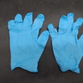 1557507-1 Engångshandske, 20 st 100-pack, nitril pulverfri blå, stl Large