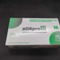 1557520-2 Disposable gloves, 20 pcs 100-pack - all4pro, nitrile, size M