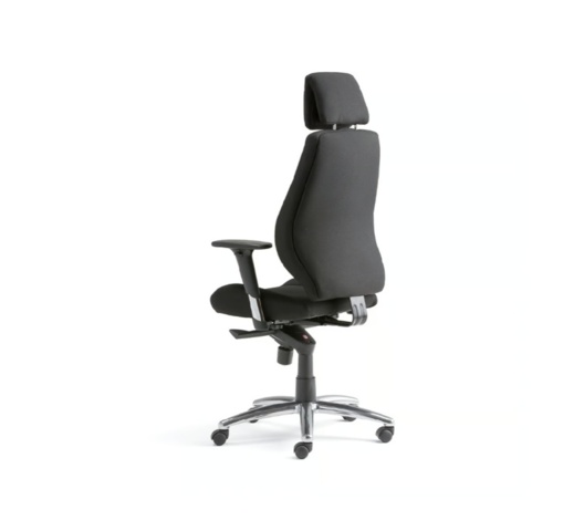1557332-2 Kontorsstol STIRLING Tyg, svart