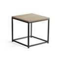 1557417-1 Coffee table MOOD 500x500 mm, oak, black frame