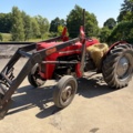 1531244-23 Massey Ferguson 30 Diesel 1964 med frontlastare och pallgafflar – Fungerar