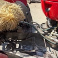 1531244-41 Massey Ferguson 30 Diesel 1964 med frontlastare och pallgafflar – Fungerar