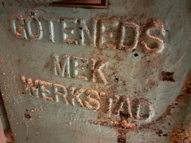 1531233-6 Götene Mekaniska Verkstad P2 TV Vertikal långhålsborrmaskin – Provkörd och fungerande
