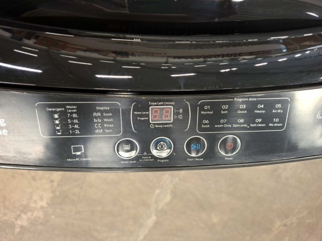 1557562-4 Top loading washing machine with dryer - 8.5 kg washing capacity
