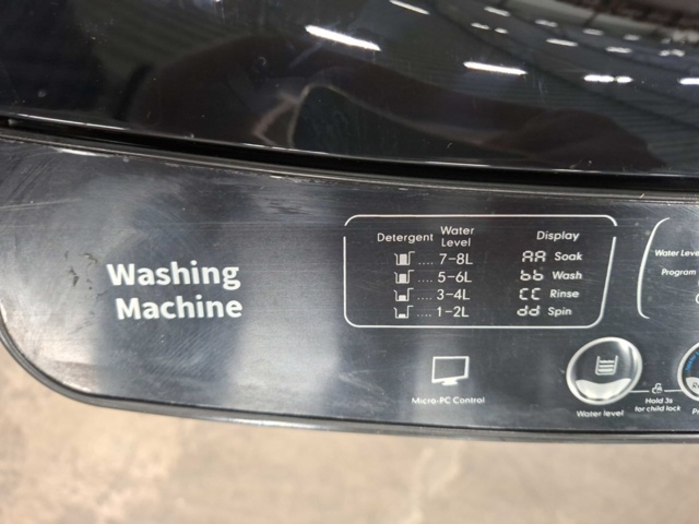 1557562-5 Top loading washing machine with dryer - 8.5 kg washing capacity