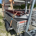 1352278-6 Scaffolding trailer Temared 2022 including scaffolding