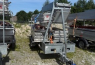 1352279 Construction scaffolding trailer Temared 2022 including scaffolding