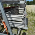 1352279-5 Construction scaffolding trailer Temared 2022 including scaffolding