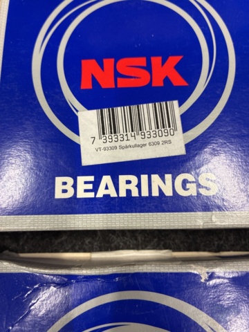 1557580-14 Parti med spårkullager & rullager, NSK & Timken