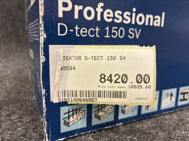 1557583-3 Väggscanner Bosch Wallscanner D-tect 150 SV