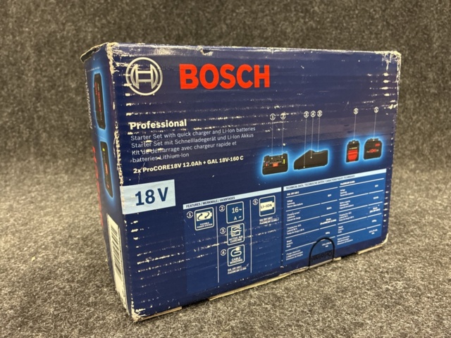 1557584-4 Laddpaket Bosch GAL 18V-160 + 12,0Ah ProCORE