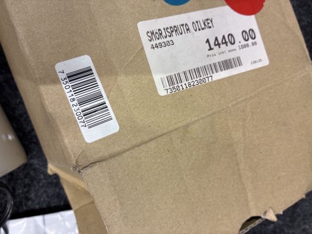 1557591-6 Smörjspruta Olikey