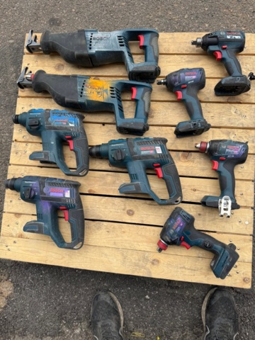 1405980-1 Lot of Bosch Professional electric machines