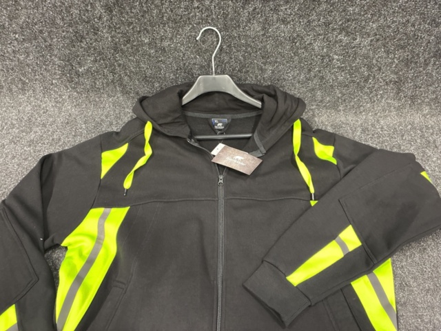 1557711-3 4 st Hoodie Björnkläder Fullzip Contrast, Strl XL