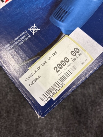 1557604-7 Vinkelslip Bosch GWX 14-125
