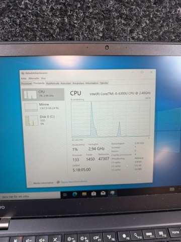 1516495-5 Bärbar dator  i5 / 8 GB med laddare - Lenovo ThinkPad T460s