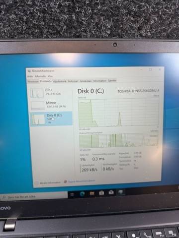 1516495-7 Bärbar dator  i5 / 8 GB med laddare - Lenovo ThinkPad T460s