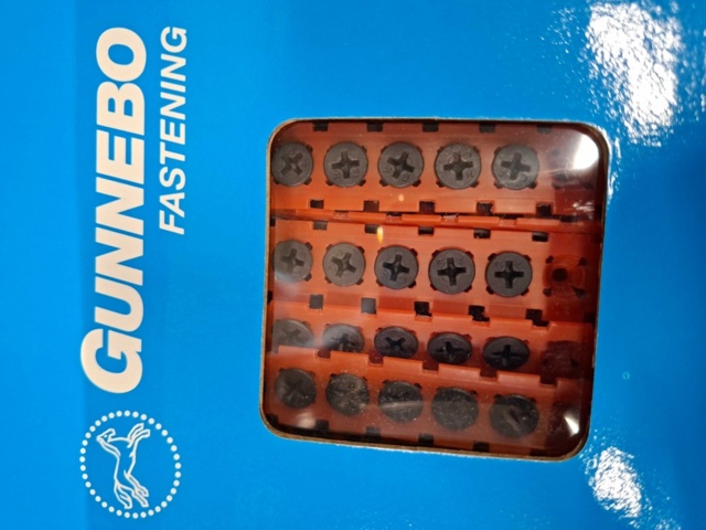 1557752-4 8000 st Bandad Gipsskruv Stål 3.5x25mm, Gunnebo