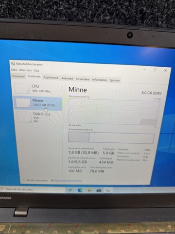 1516497-7 Bärbar dator  i7 / 8 GB RAM / 256 GB med laddare - Lenovo ThinkPad X1 Carbon
