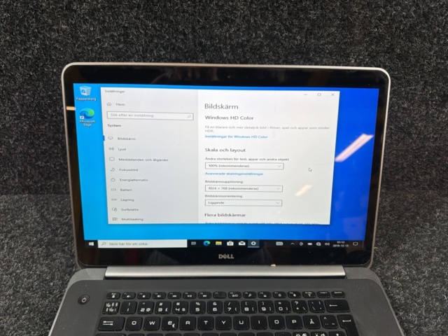 1516498-3 Bärbar dator i7 / 16GB RAM / 256GB SSD med laddare - Dell Precision M3800