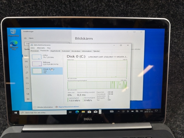 1516498-6 Bärbar dator i7 / 16GB RAM / 256GB SSD med laddare - Dell Precision M3800