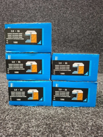 1557755-2 5000 st Bandad Gipsskruv Kombi 3.9x55mm, Gunnebo