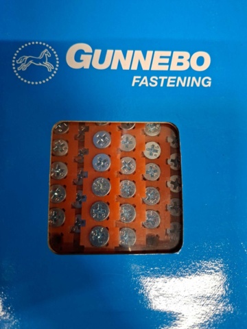 1557755-5 5000 st Bandad Gipsskruv Kombi 3.9x55mm, Gunnebo