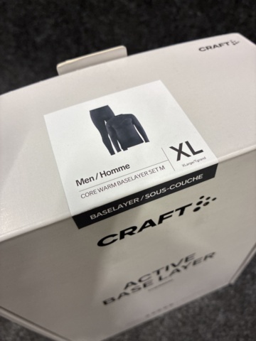 1557673-4 Underställ Craft Core Warm Baselayer Set, Strl XL