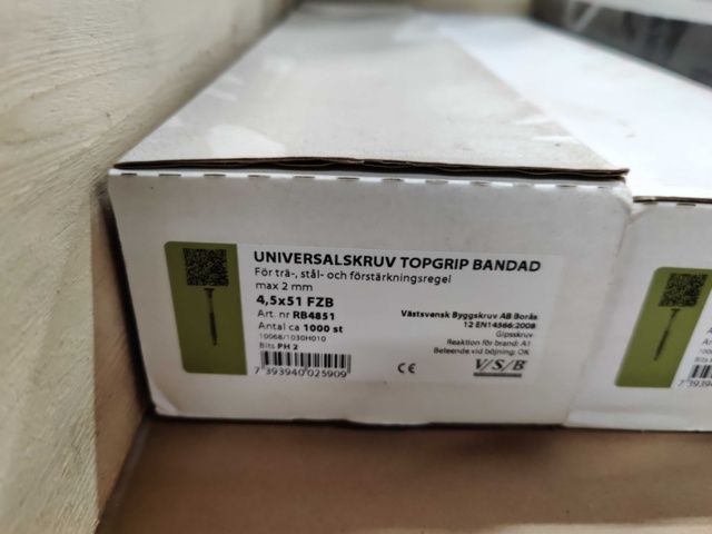 1557989-5 Bandad skruv, VSB & FIXX