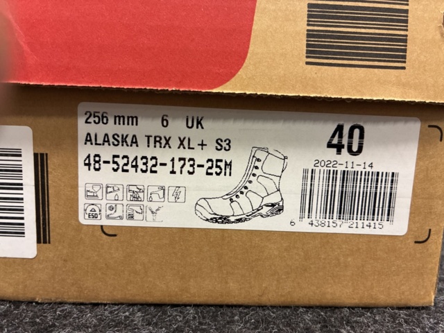 1557721-6 Skyddskängor Sievi Alaska TRX XL+ S3, Strl 40