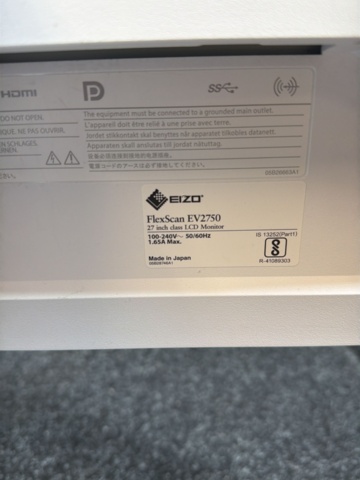1516505-8 Datorskärmar 3 st – Eizo FlexScan EV2750