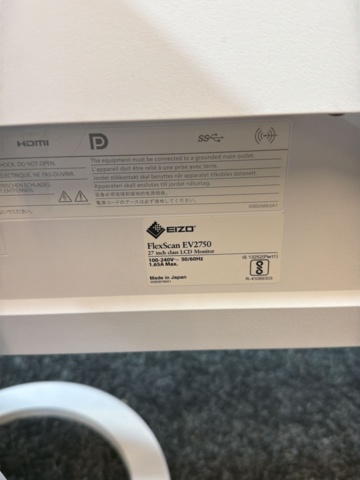 1516505-9 Datorskärmar 3 st – Eizo FlexScan EV2750