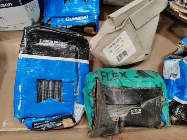 1557999-6 Skruvsortiment, Gunnebo, VSB, Spax, FIXX m.m.