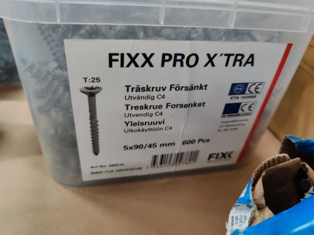 1557999-15 Skruvsortiment, Gunnebo, VSB, Spax, FIXX m.m.