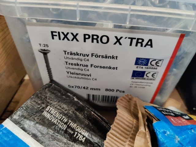1557999-19 Skruvsortiment, Gunnebo, VSB, Spax, FIXX m.m.