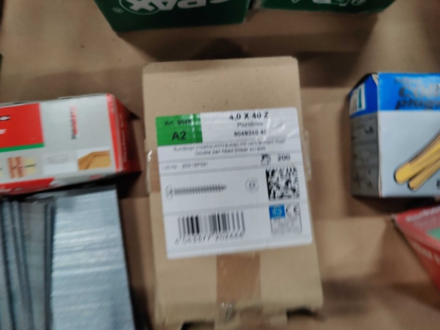 1557999-23 Skruvsortiment, Gunnebo, VSB, Spax, FIXX m.m.